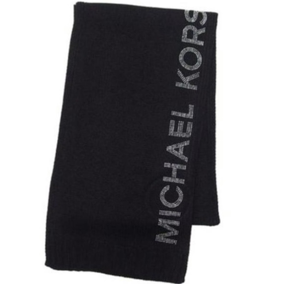 😍 NEW Michael kors studded black scarf - Picture 3 of 5